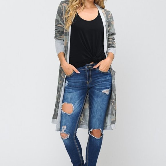 Camo print cardigan - Picture 3 of 4